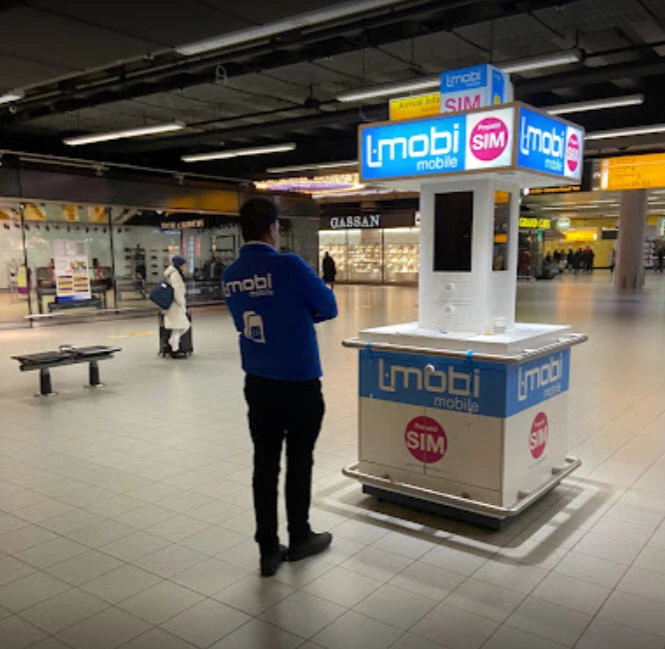 L.mobi Mobile at Amsterdam Airport