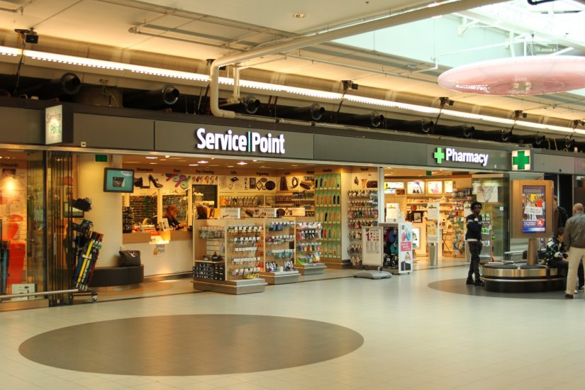 Service Point at Amsterdam Airport