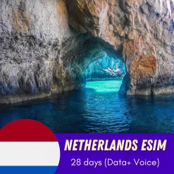 Netherlands eSIM 28 days data and calls